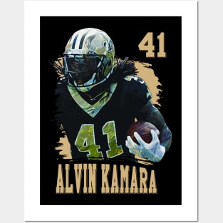 Alvin kamara Posters and Art